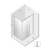 NEW TRENDY Kabina prysznicowa przesuwna PRIME WHITE 100x90x200 K-1358/K-1386